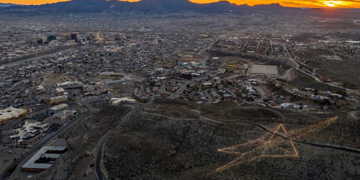 El Paso, Texas skyline view